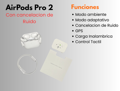 AirPods Pro 2 Con Cancelacion de Ruido 🔥🎧