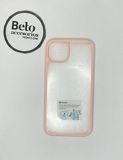 FUNDAS IPHONE Ghostic Invisible Case + Mica FULL Frame